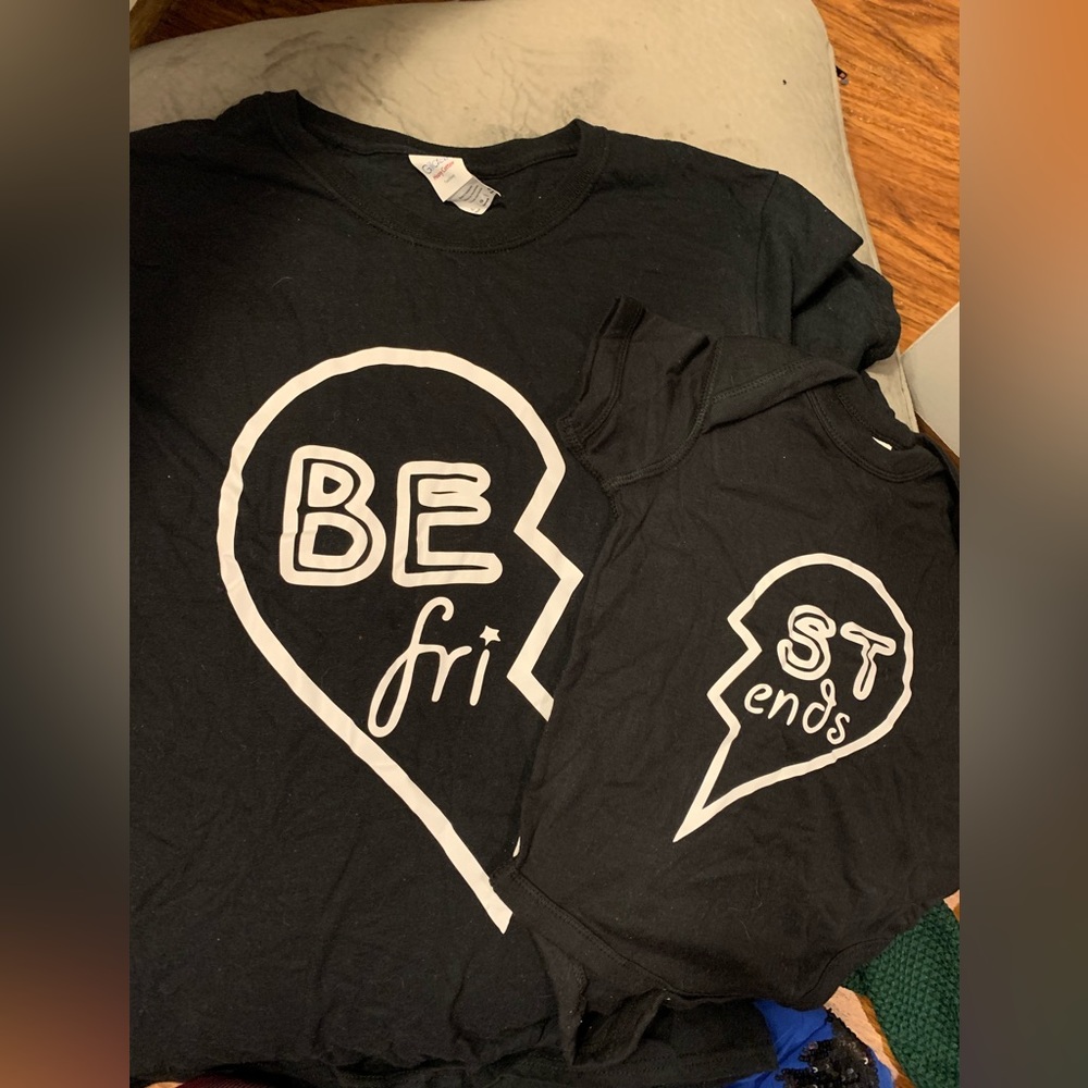 Mommy and me best friends tshirt and onesie